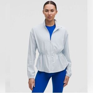 Lululemon NWT UV-Protective Cinch-Waist Running Jacket
Starch Blue